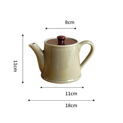 Service à thé en céramique Iga-yaki Tojiki