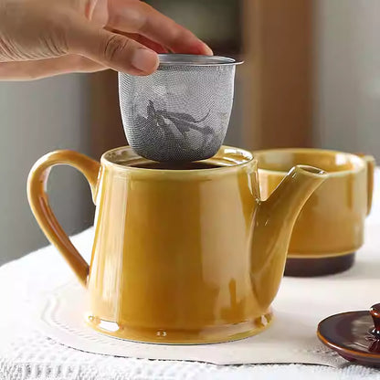 Service à thé en céramique Iga-yaki Tojiki