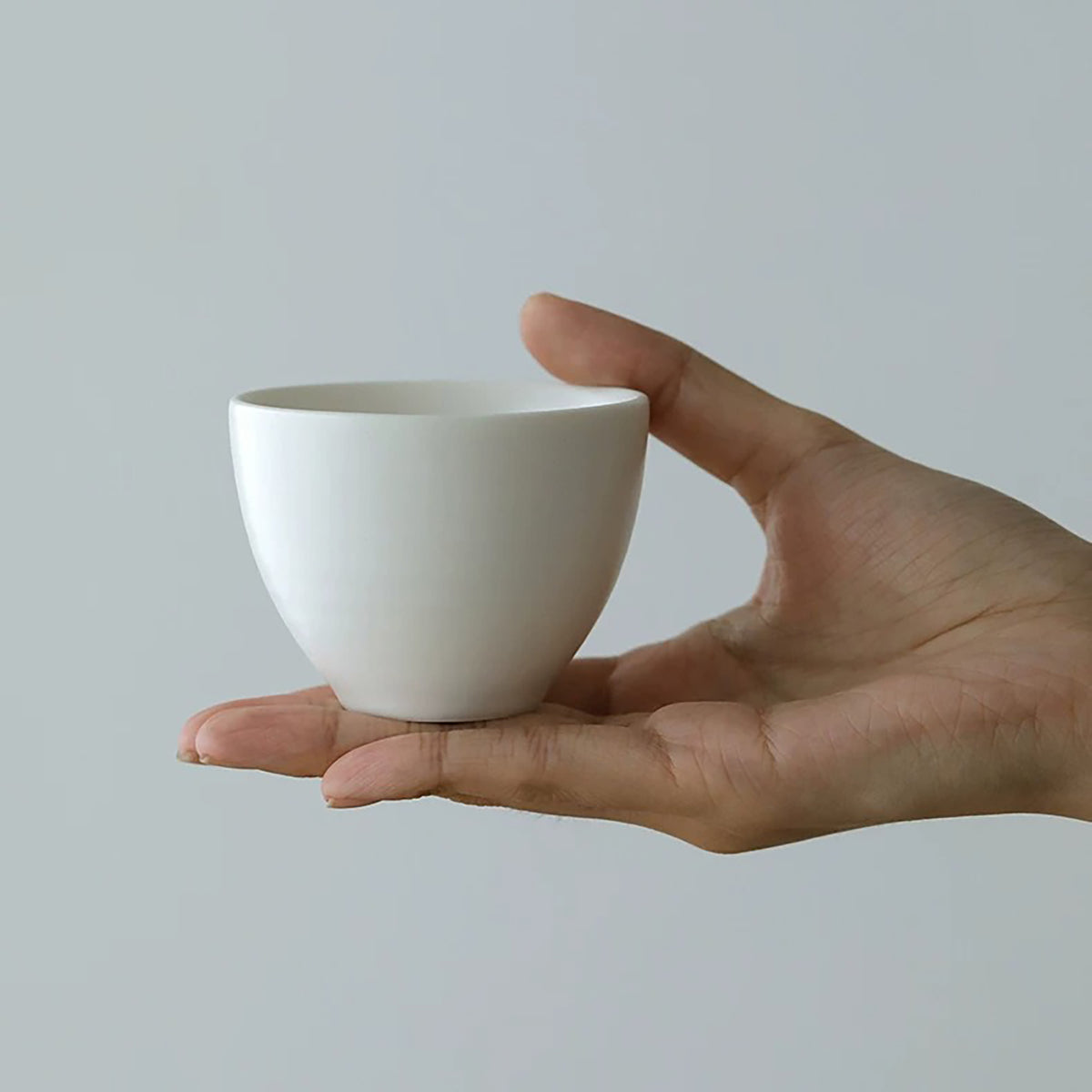 Service à thé Shimoyama en porcelaine avec anse en bambou