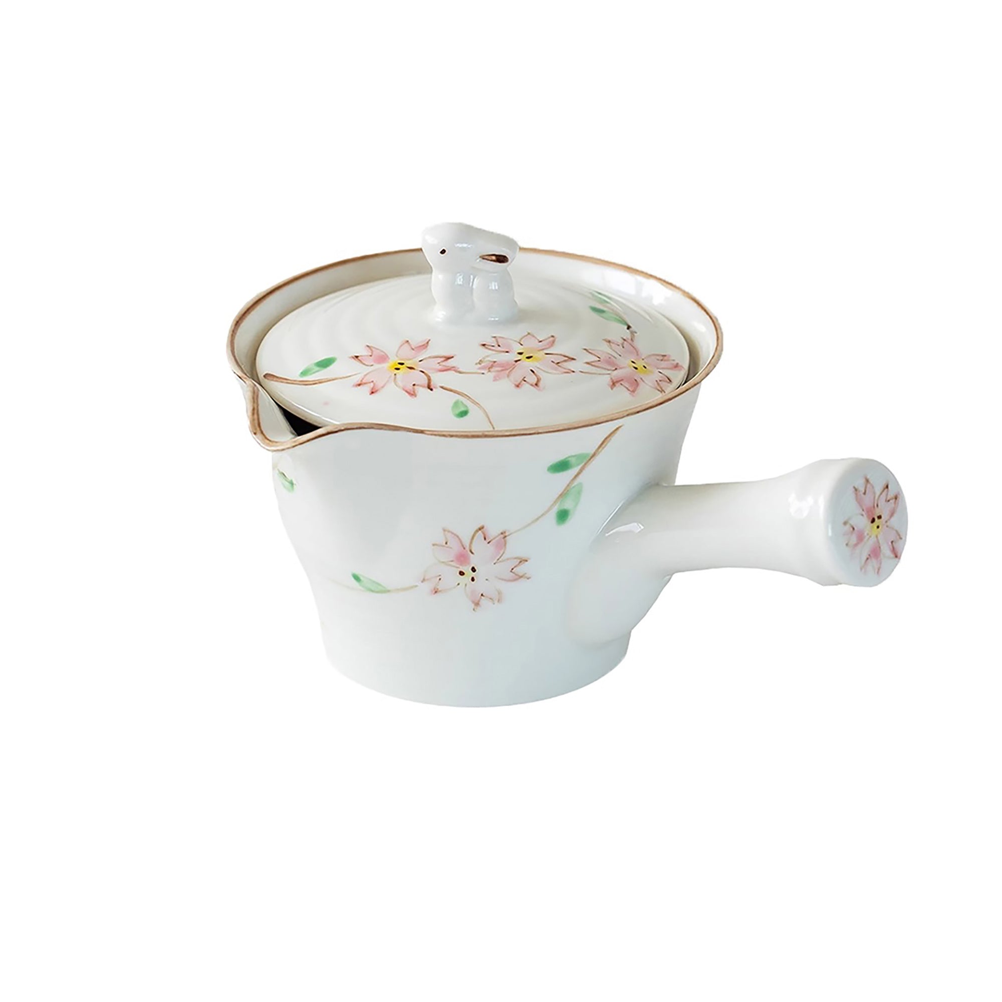 Kyusu Teekanne und Tasse aus Minoyaki-Keramik