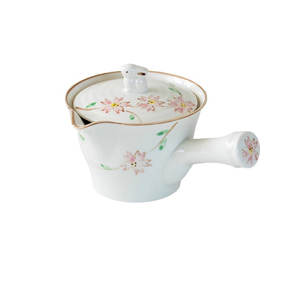 Théière Kyusu et tasse en céramique Minoyaki