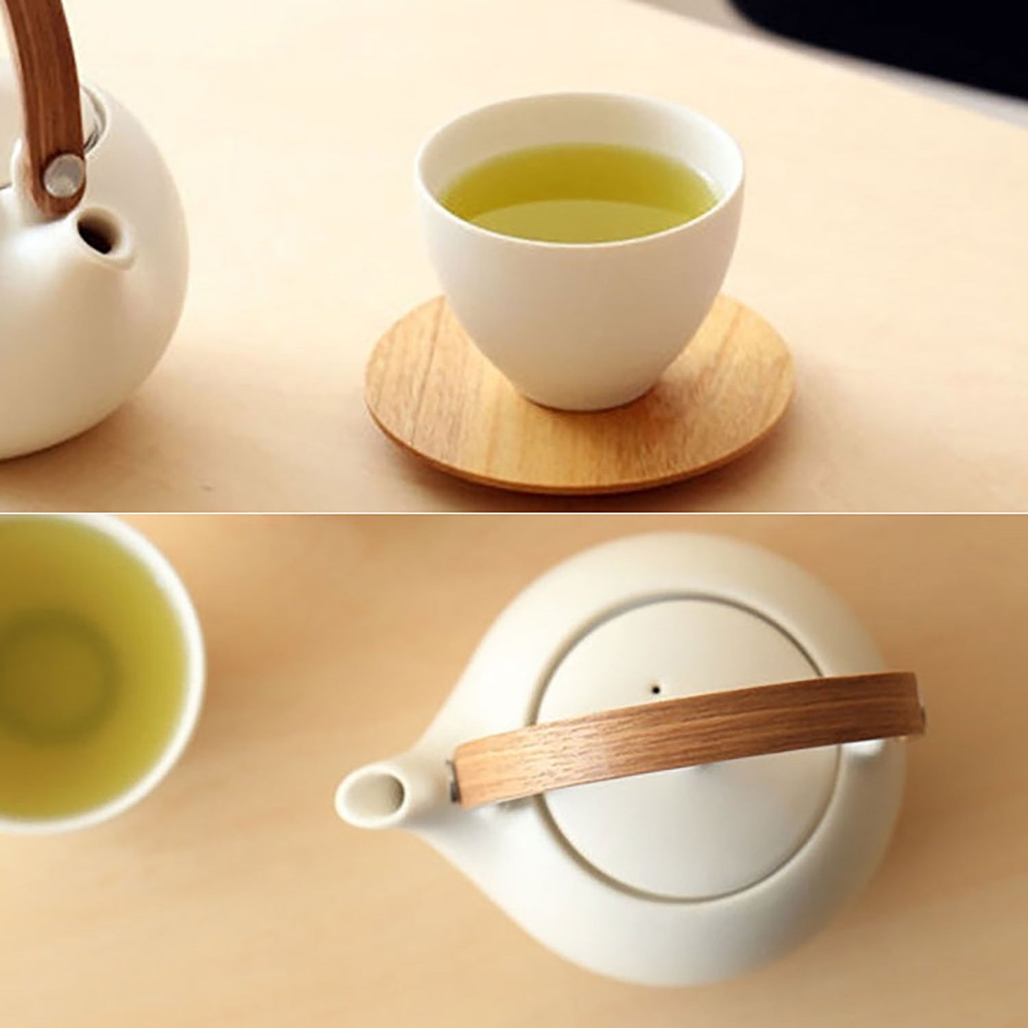 Service à thé japonais Saliu en céramique Minoyaki