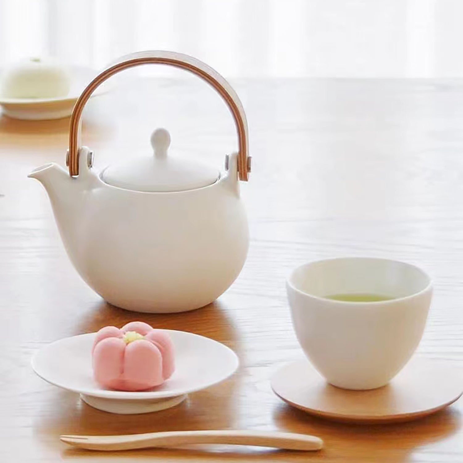 Service à thé japonais Saliu en céramique Minoyaki
