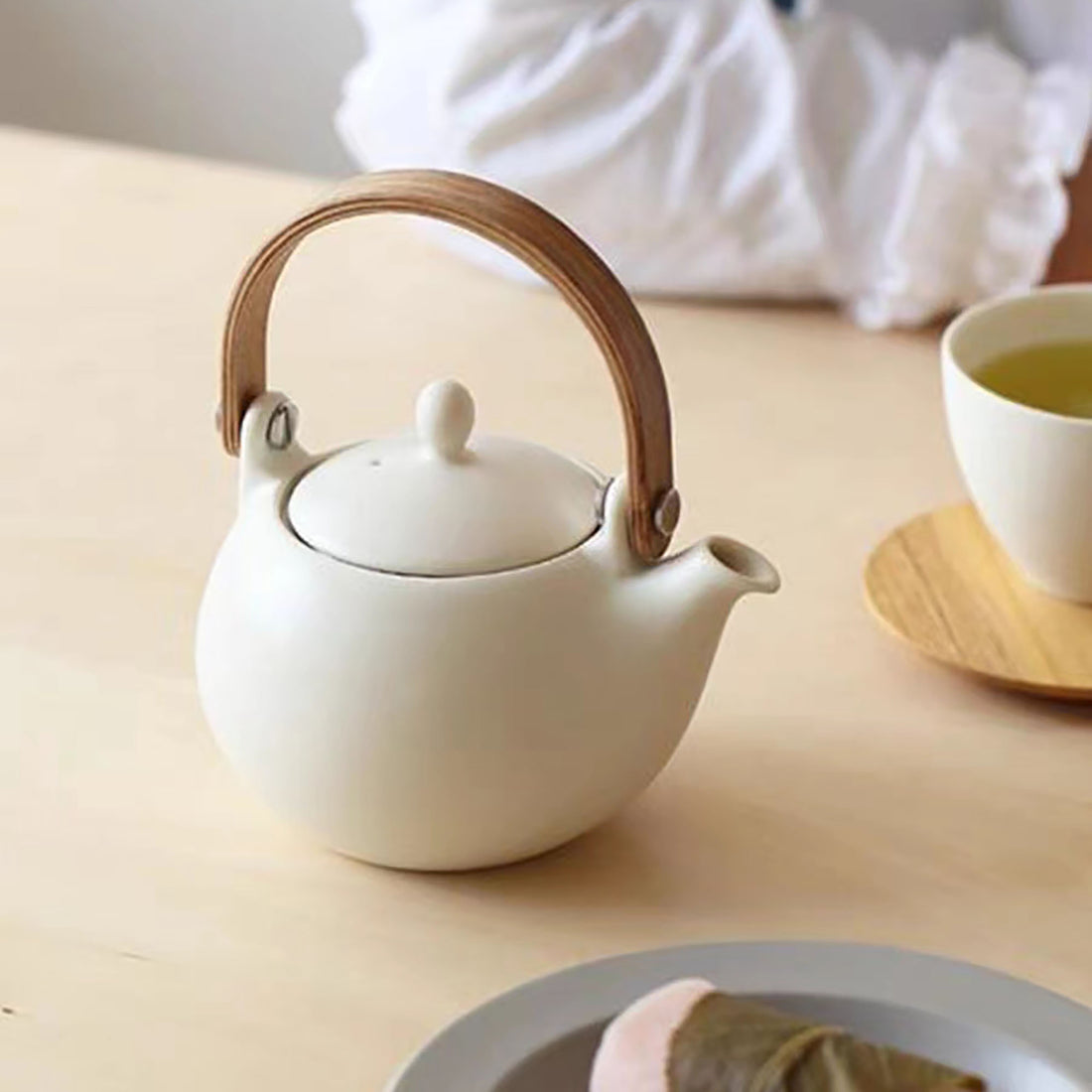 Service à thé japonais Saliu en céramique Minoyaki