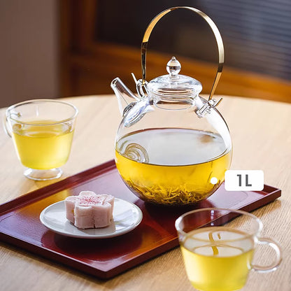 Théière en verre borosilicate Shimoyama