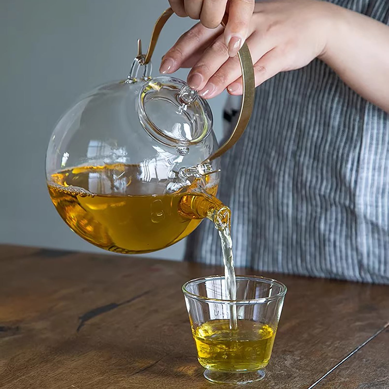 Théière en verre borosilicate Shimoyama