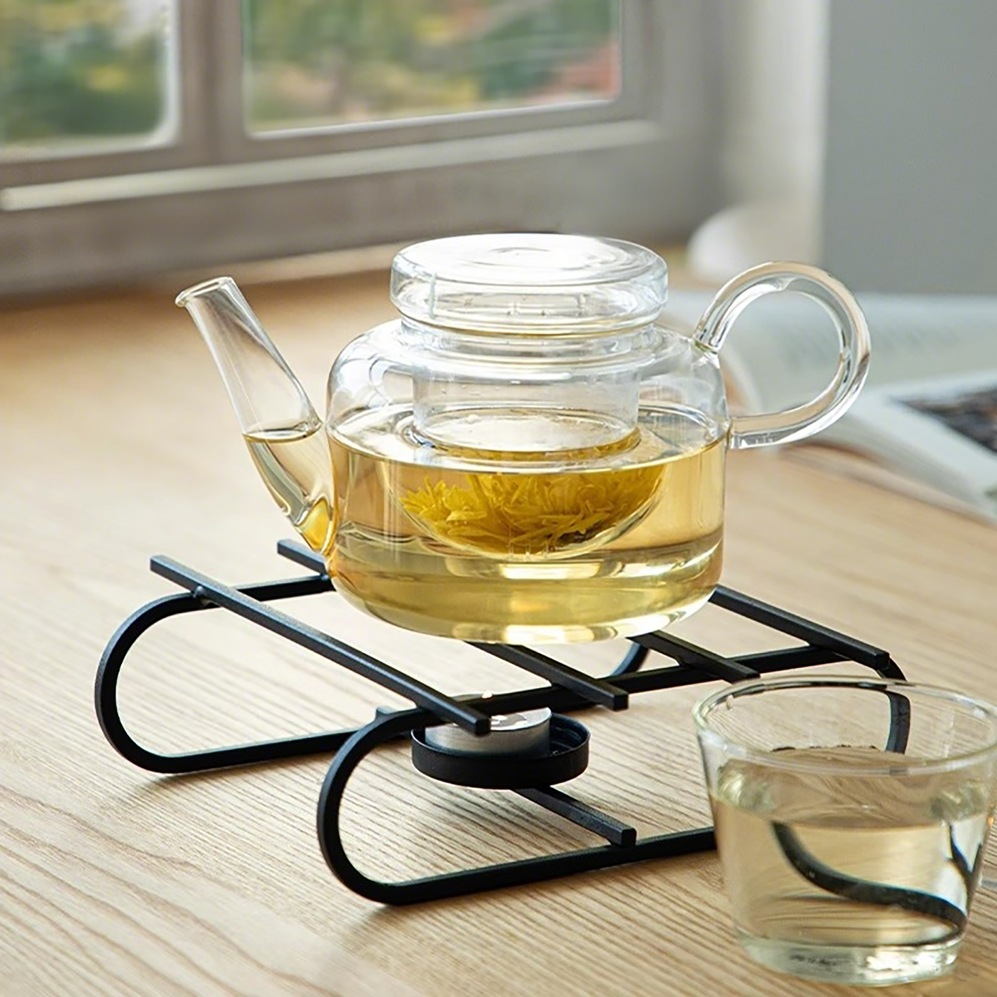 Théière japonaise en verre Shimoyama