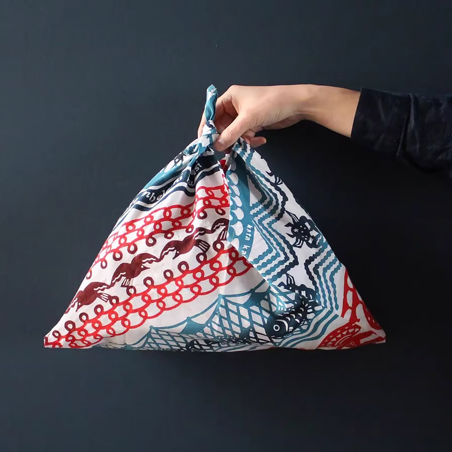 Furoshiki japonais long en coton