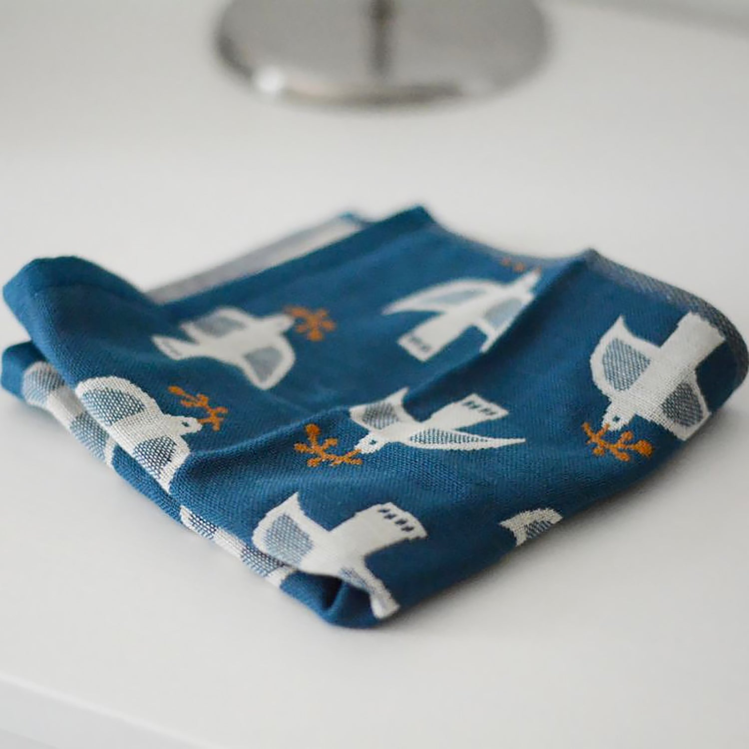 Serviette japonais en coton Série Kukka Lokki