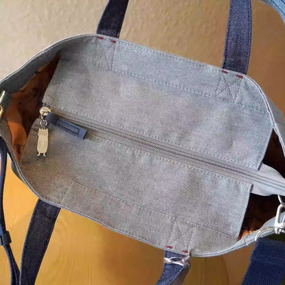 Sac cabas en toile brodée Kusuguru