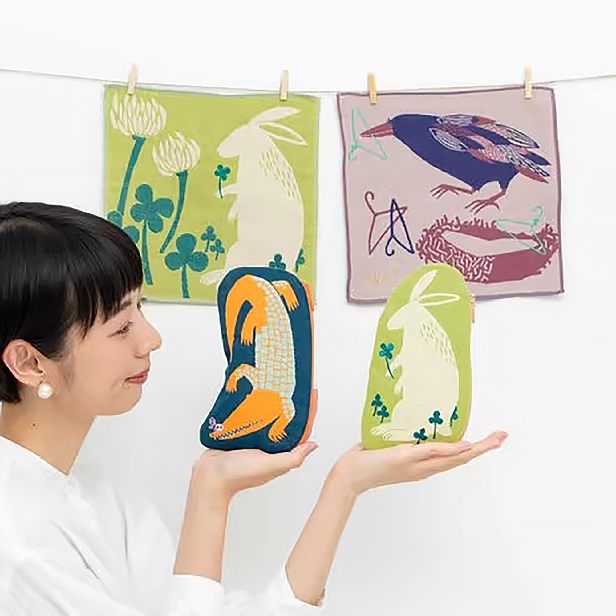 Trousse brodée japonaise Morita MiW
