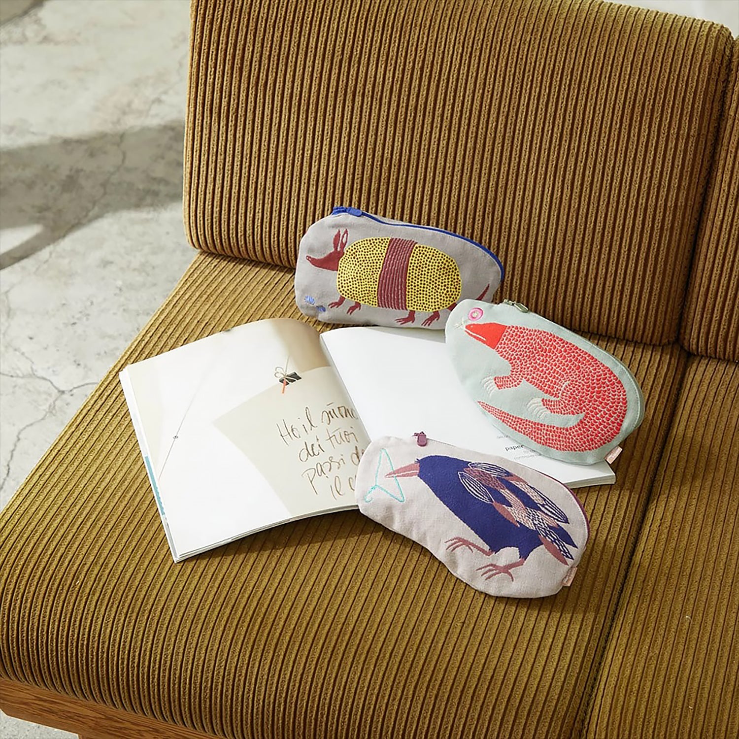 Trousse brodée japonaise Morita MiW
