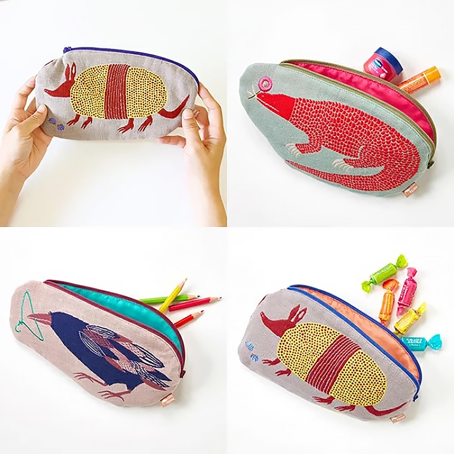 Trousse brodée japonaise Morita MiW