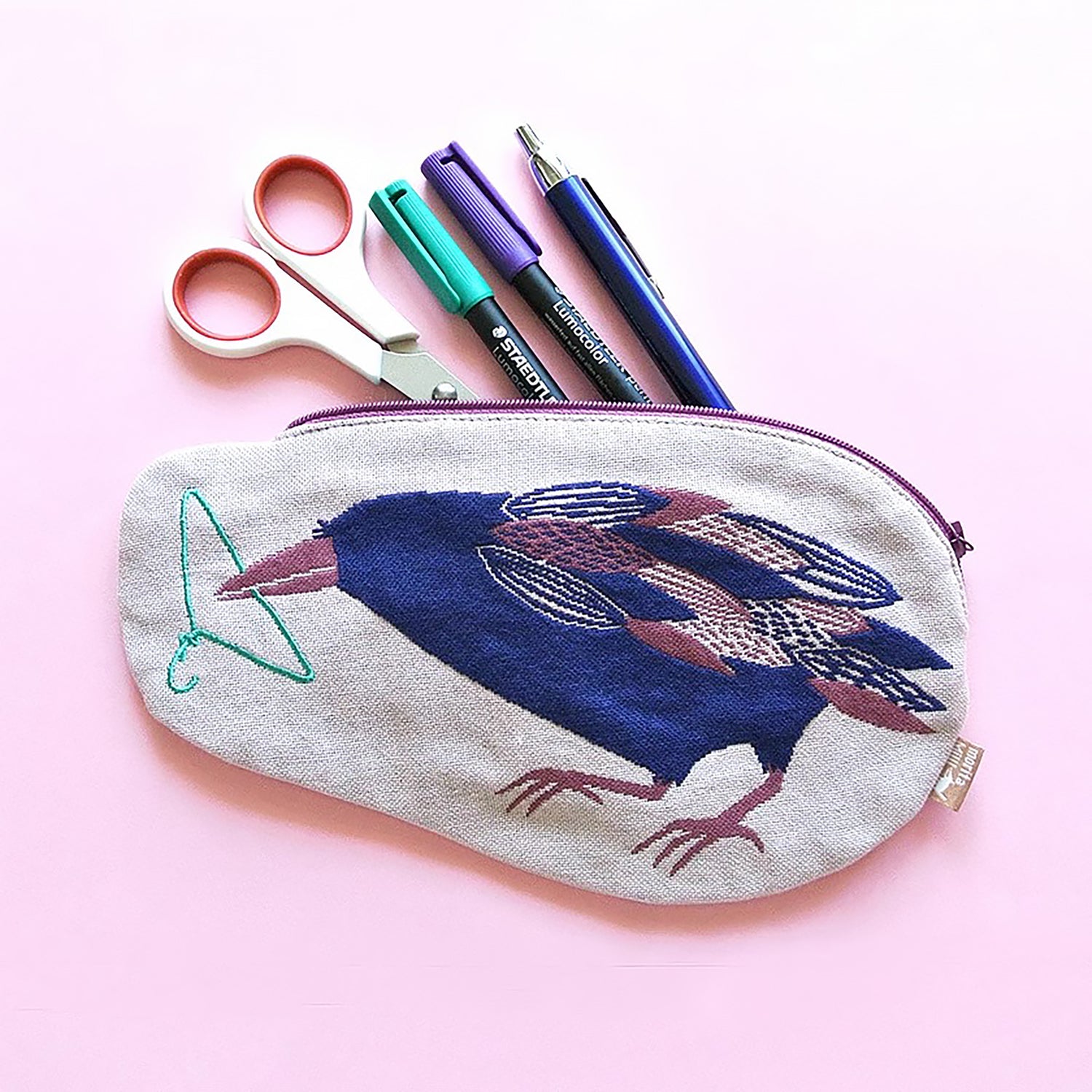 Trousse brodée japonaise Morita MiW