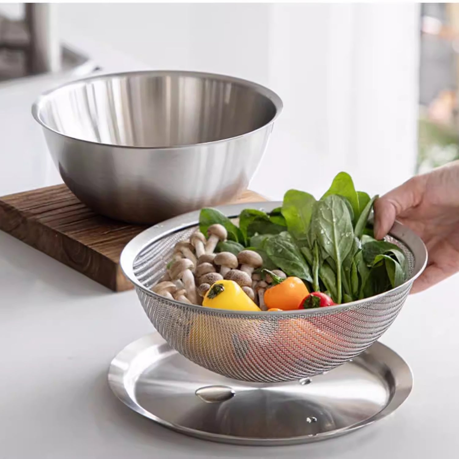 Set préparation cuisine 6 pièces inoxydable 304 Shimoyama