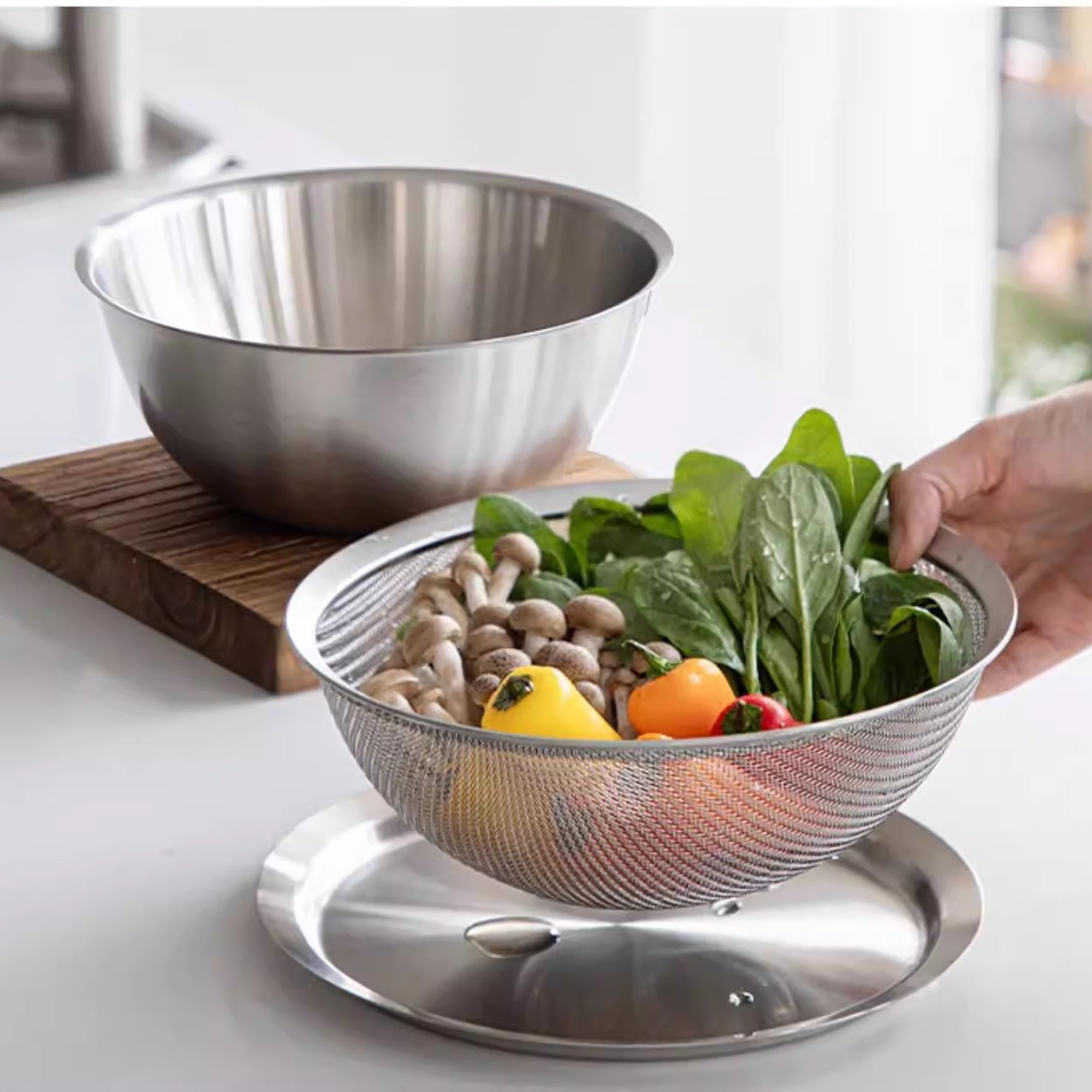 Set préparation cuisine 6 pièces inoxydable 304 Shimoyama