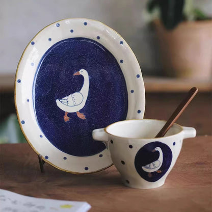 Vaisselle Noël en céramique artisanale