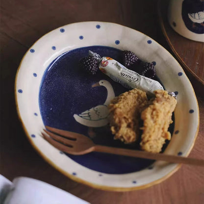 Vaisselle Noël en céramique artisanale