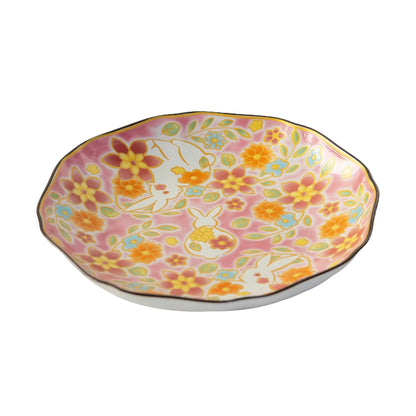 Vaisselle Kutani-yaki motif lapin