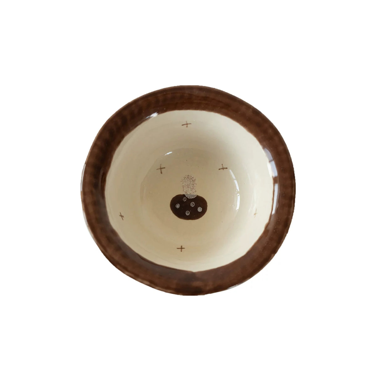 Vaisselle en céramique à motifs de champignons