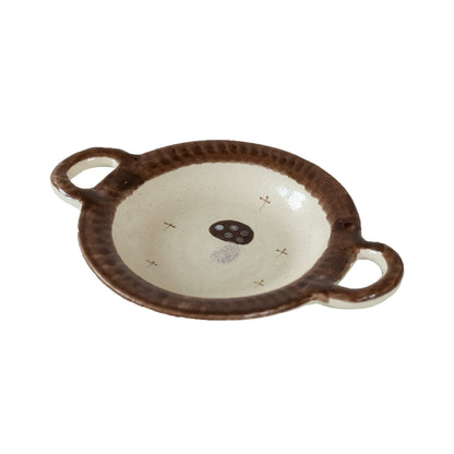 Vaisselle en céramique à motifs de champignons