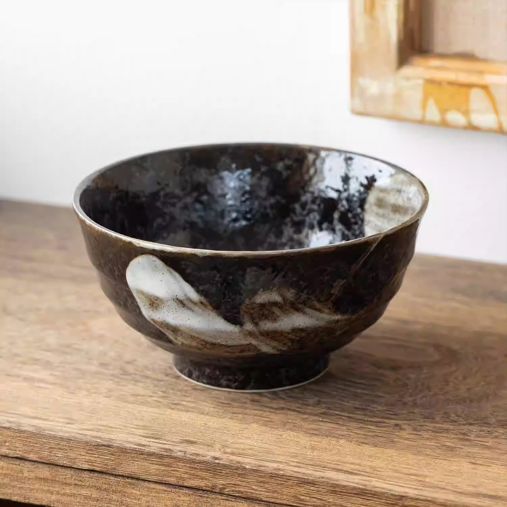 Vaisselle Minoyaki minimaliste à texture pinceau