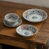 Vaisselle Mino-yaki à motifs de pivoines traditionnelles