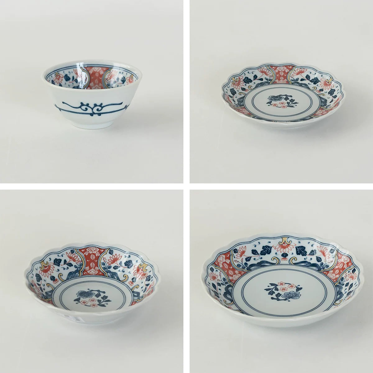 Vaisselle Mino-yaki à motifs de pivoines traditionnelles