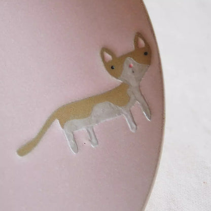 Vaisselle en Céramique avec motif &quot;Chat en Chaussures&quot;