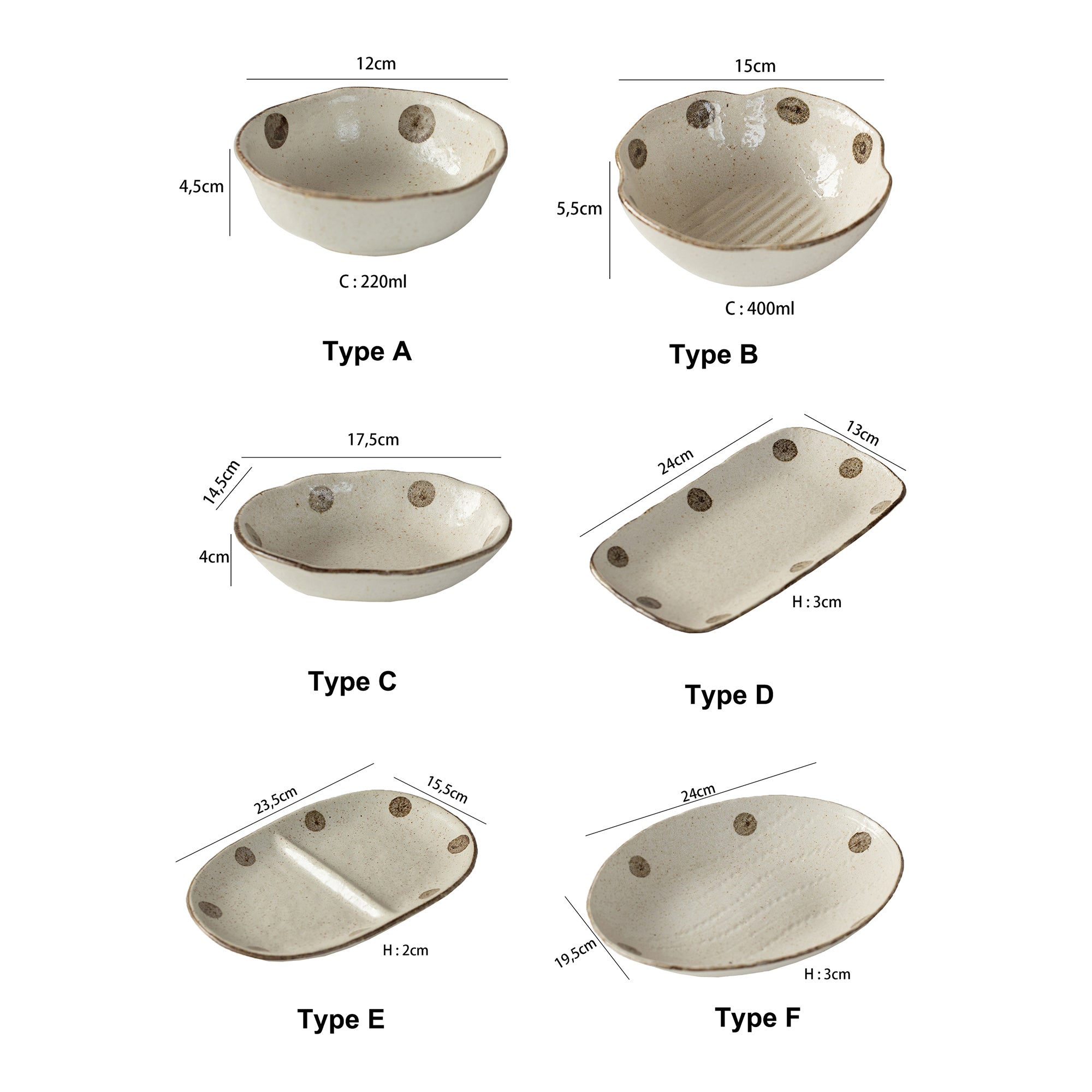 Mino-yaki handcrafted stoneware tableware