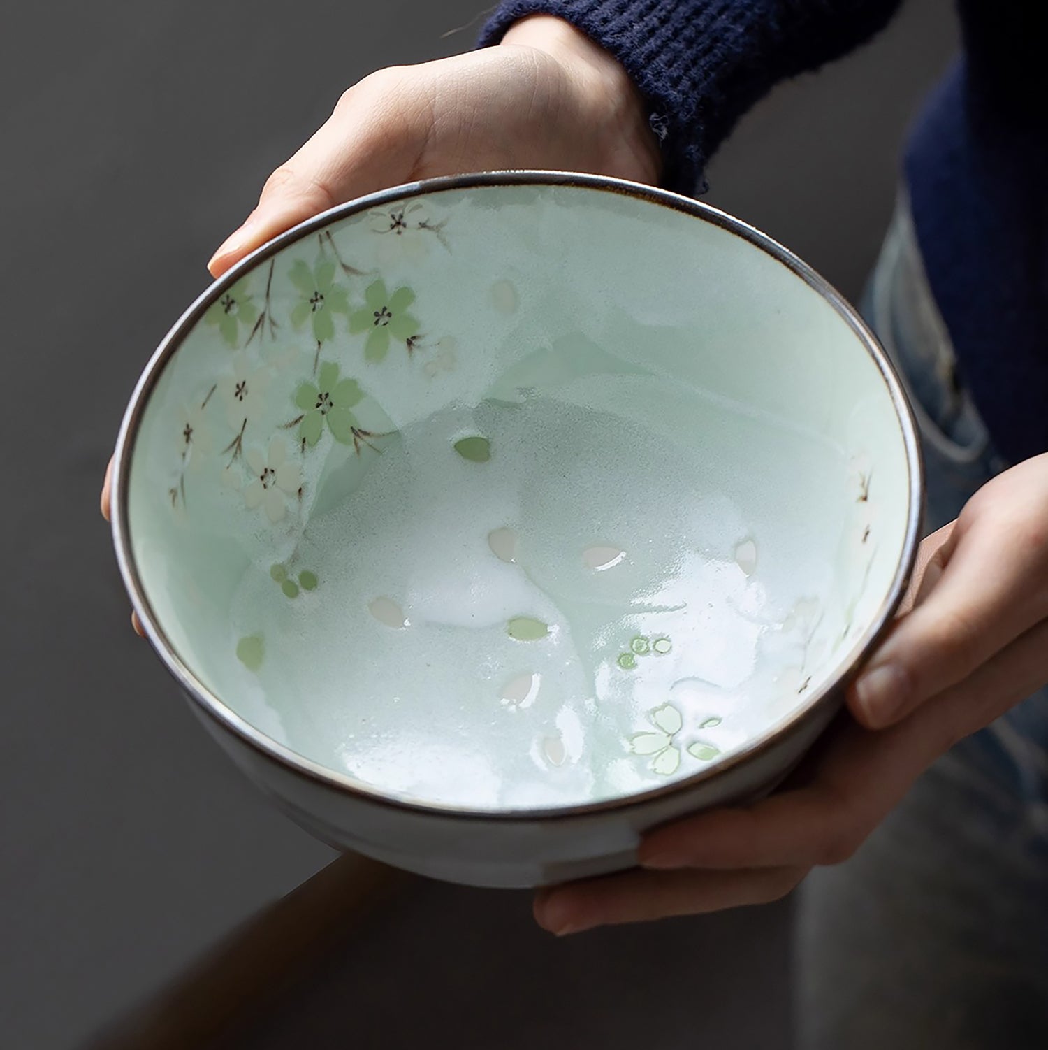 Vaisselle en céramique Minoyaki en Série Sakura d’automne
