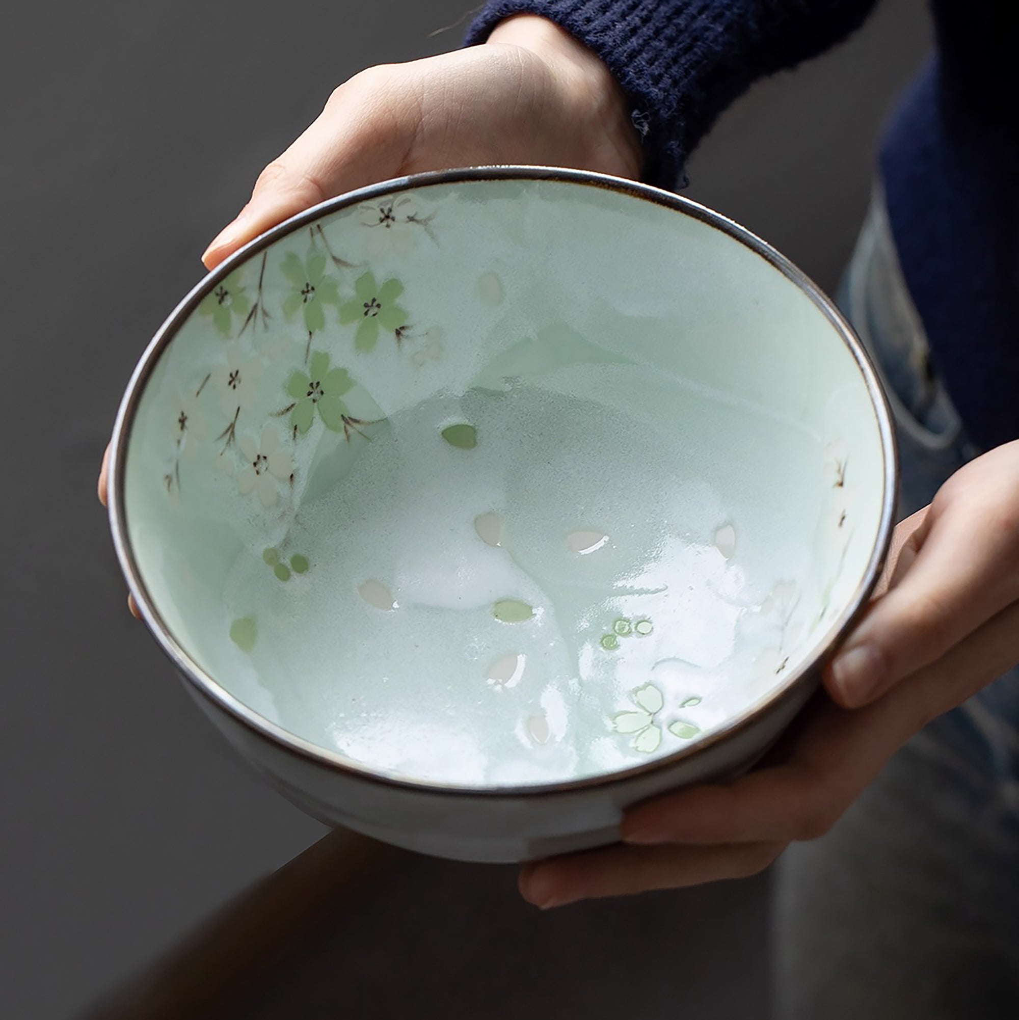 Vaisselle en céramique Minoyaki en Série Sakura d’automne