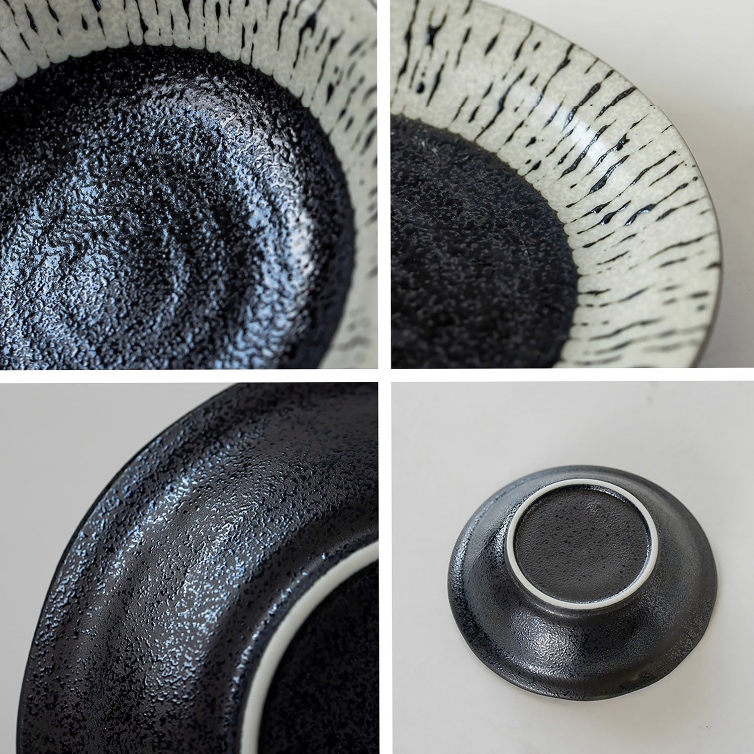 Assiette en céramique Mino avec motif togusa