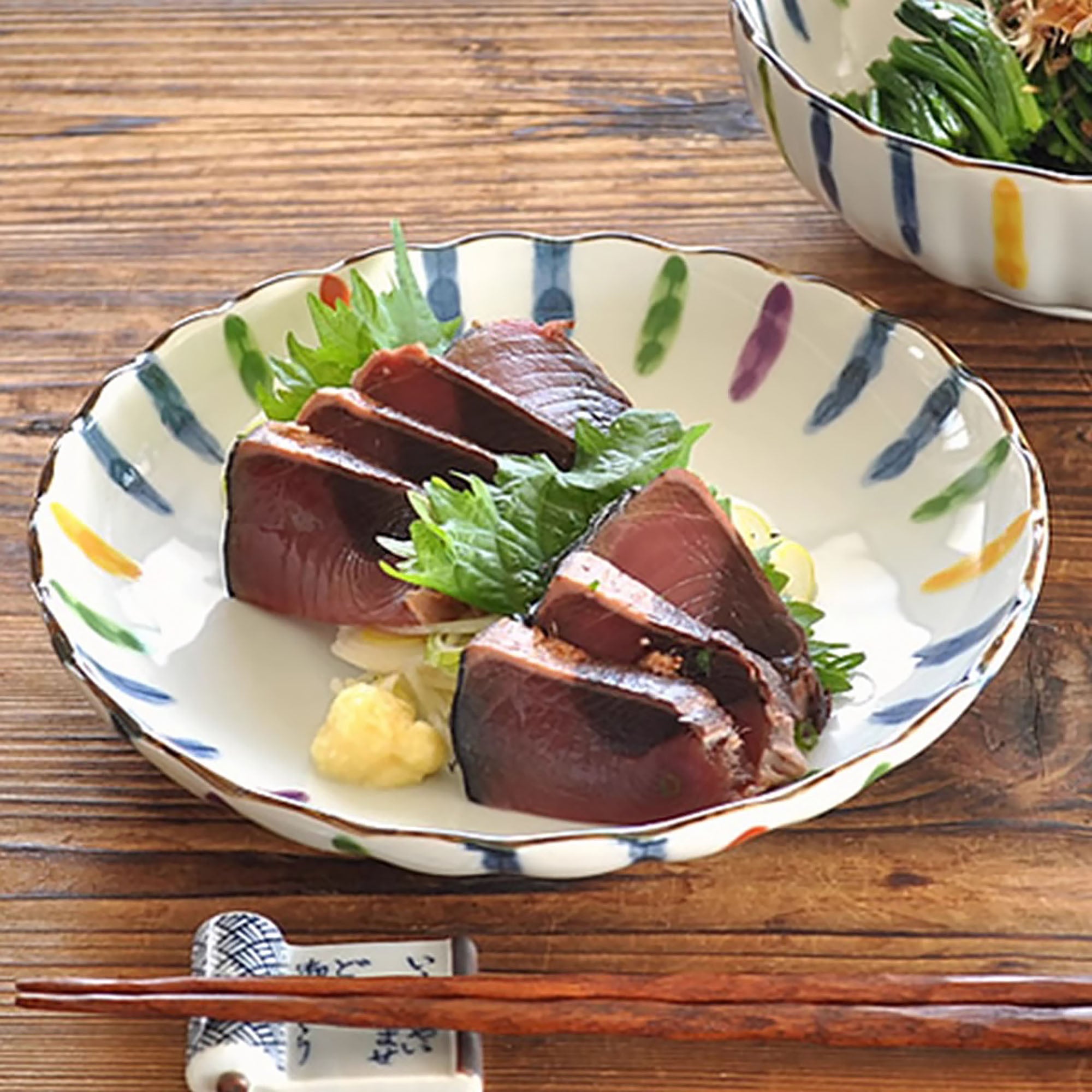 Vaisselle Minoyaki avec Motif Tokusa