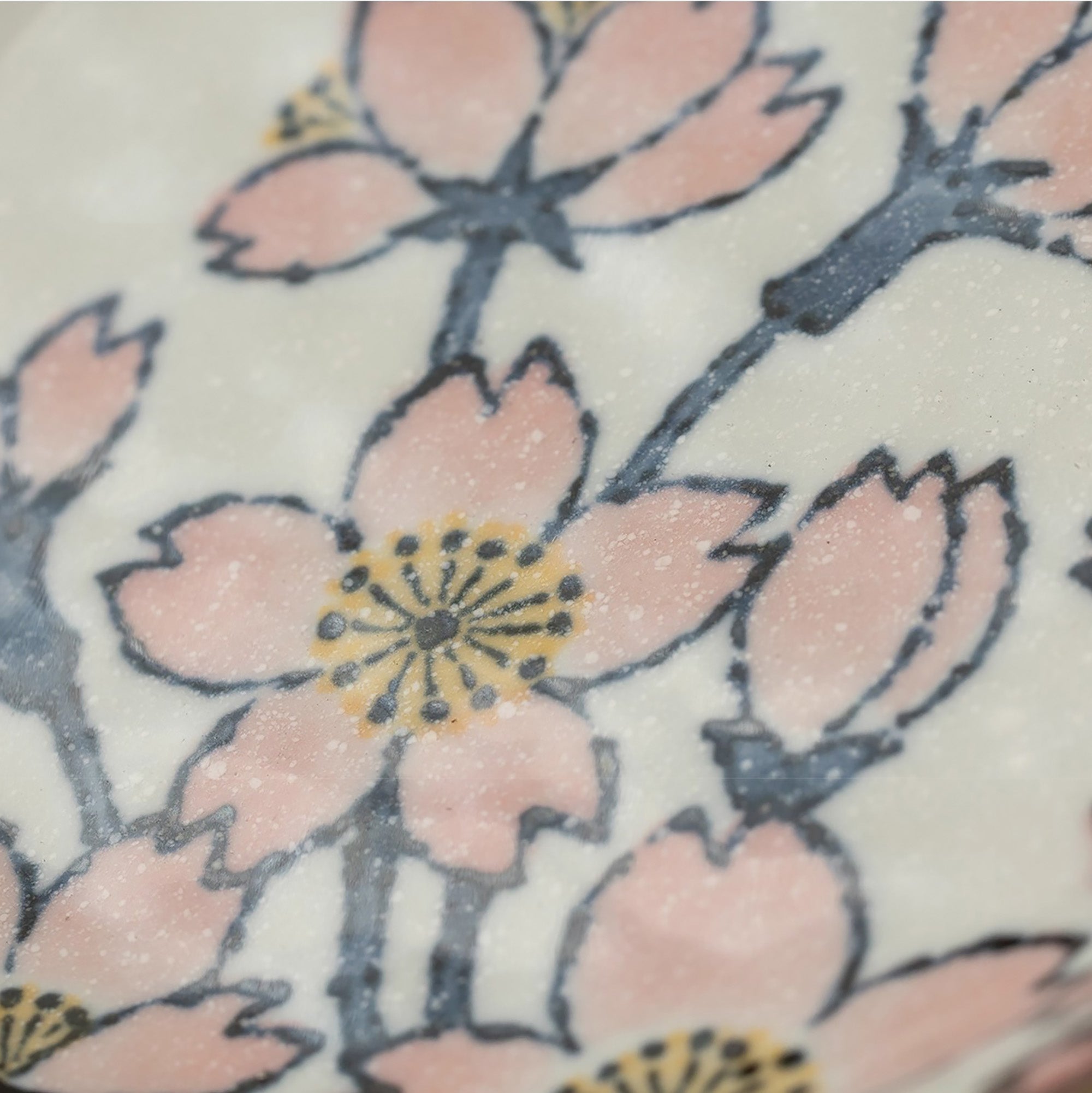 Vaisselle Minoyaki avec motif sakura d&