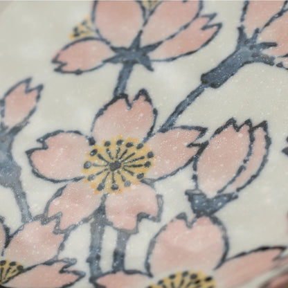 Vaisselle Minoyaki avec motif sakura d&