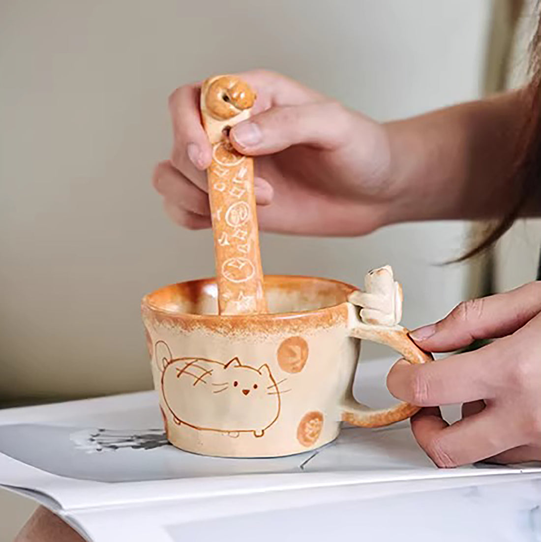 Tasse à café artisanal en céramique