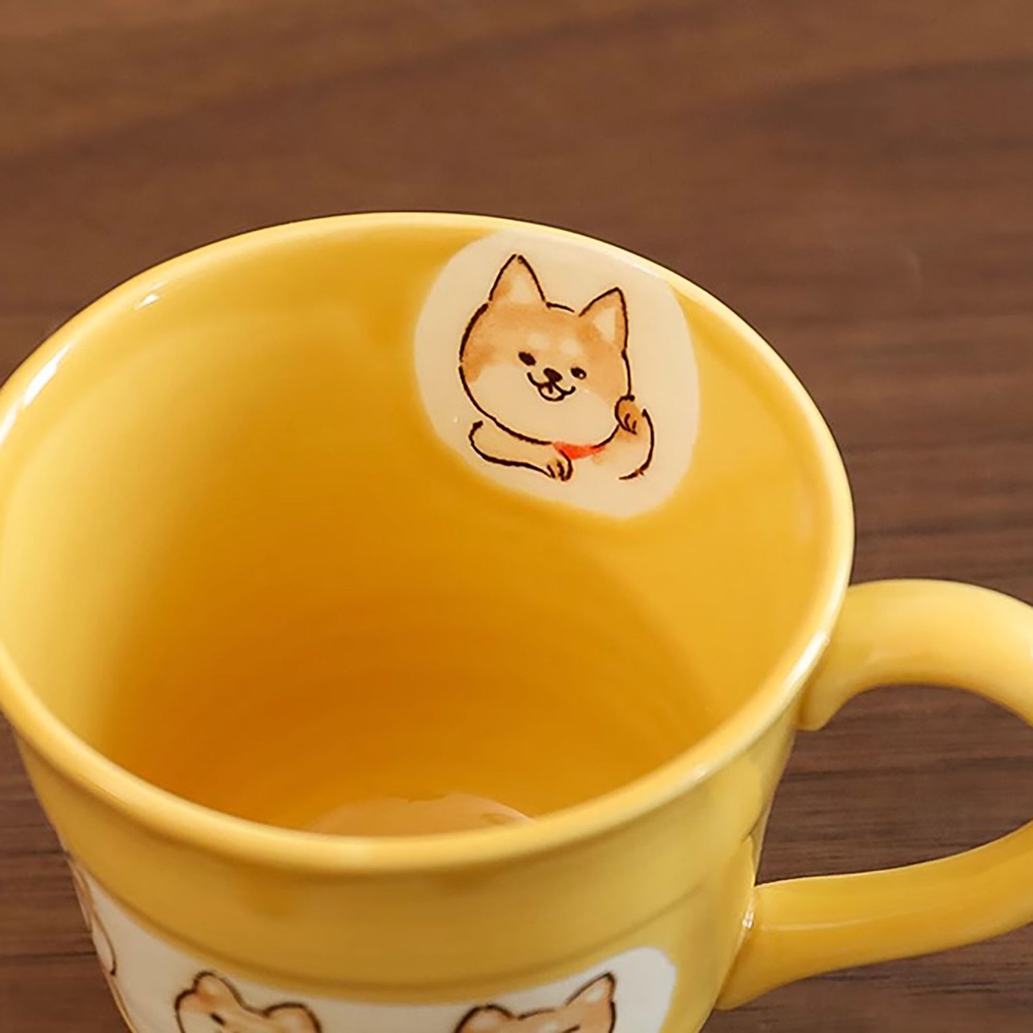 Mug en céramique Setoyaki Shiba Inu