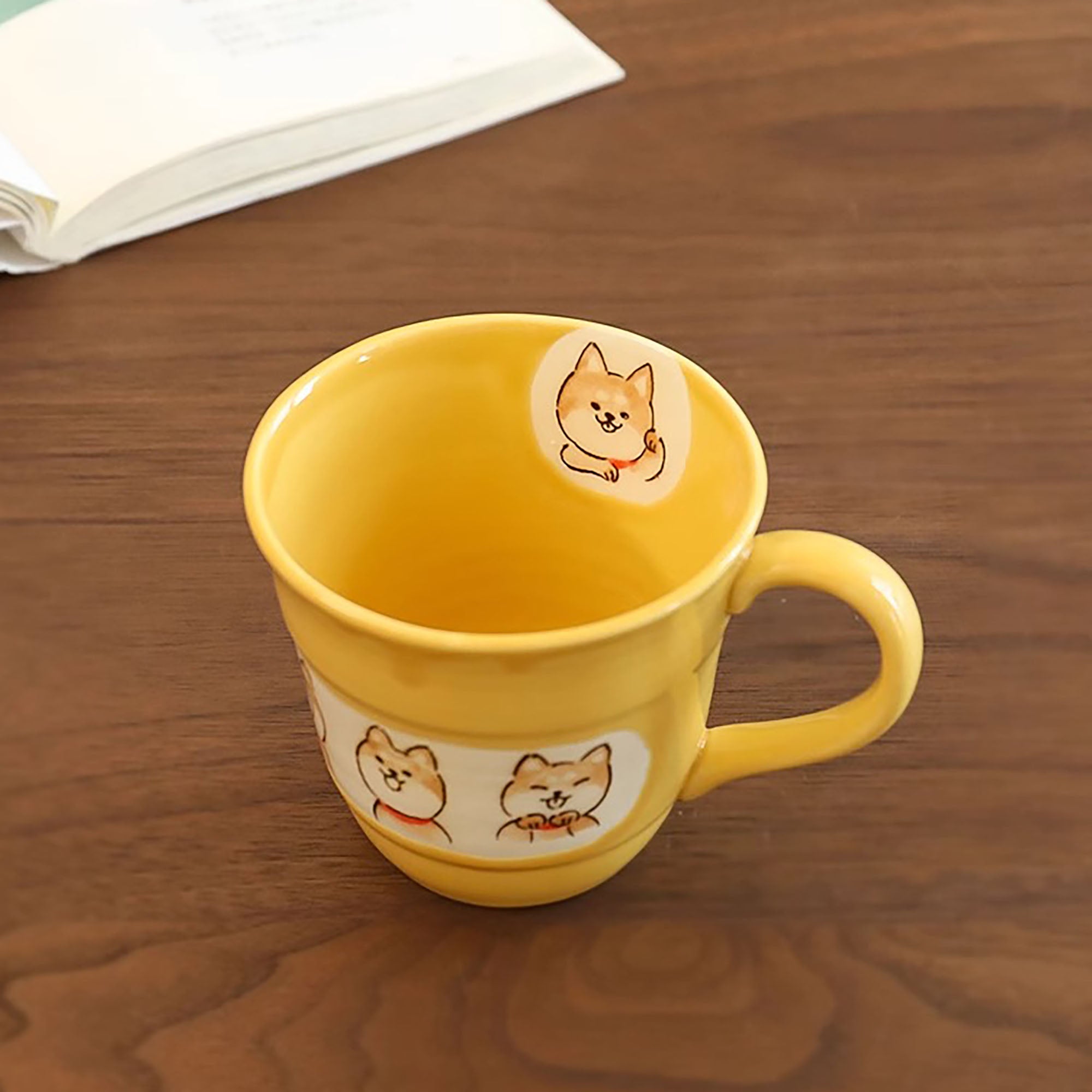 Mug en céramique Setoyaki Shiba Inu