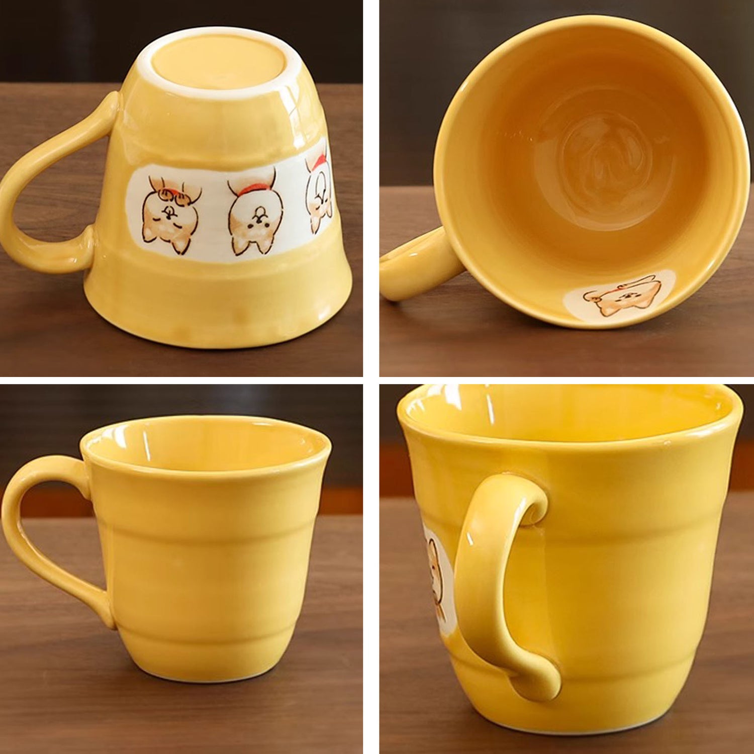 Mug en céramique Setoyaki Shiba Inu