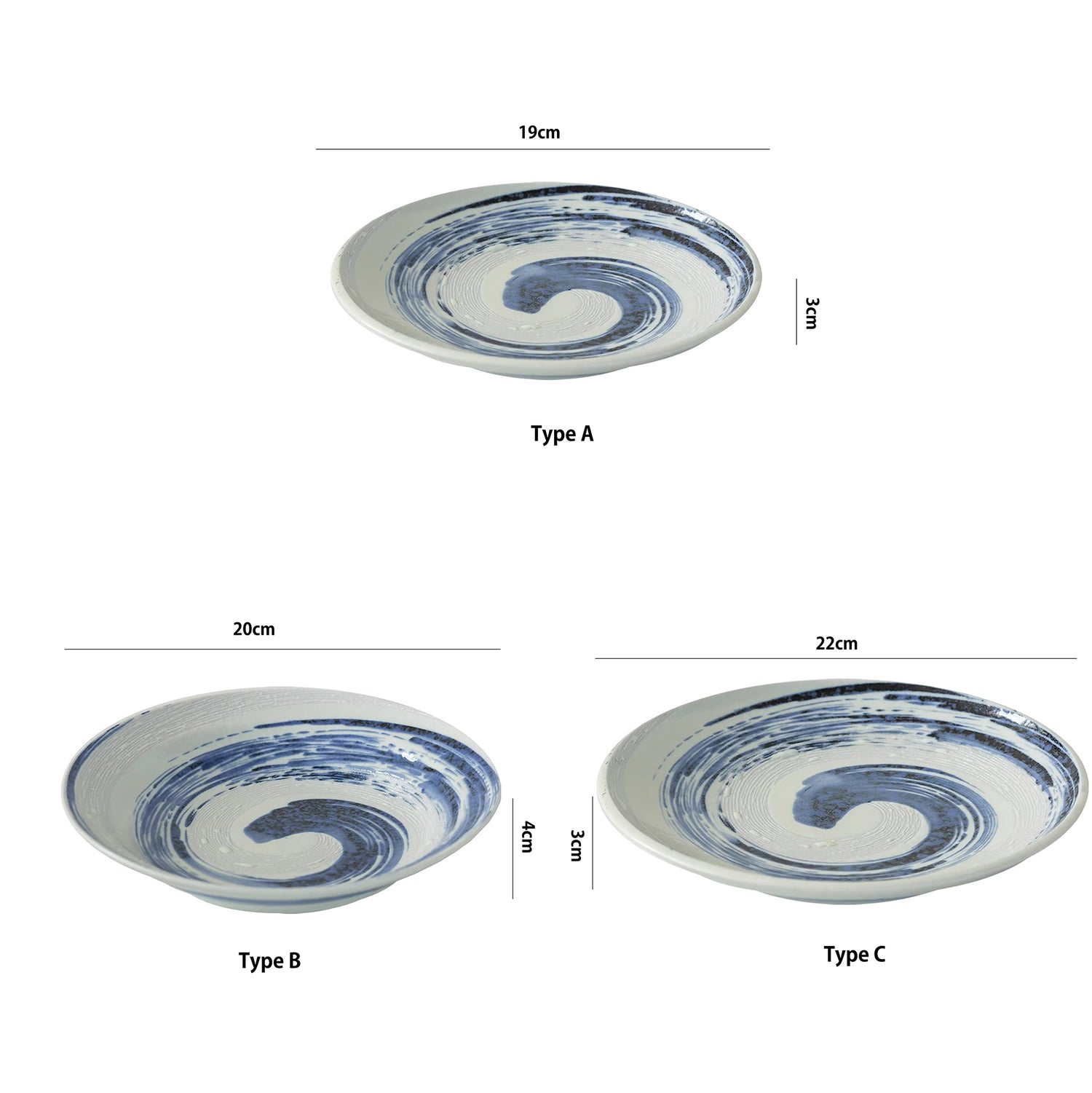 Vaisselle Minoyaki avec motif Seiryu