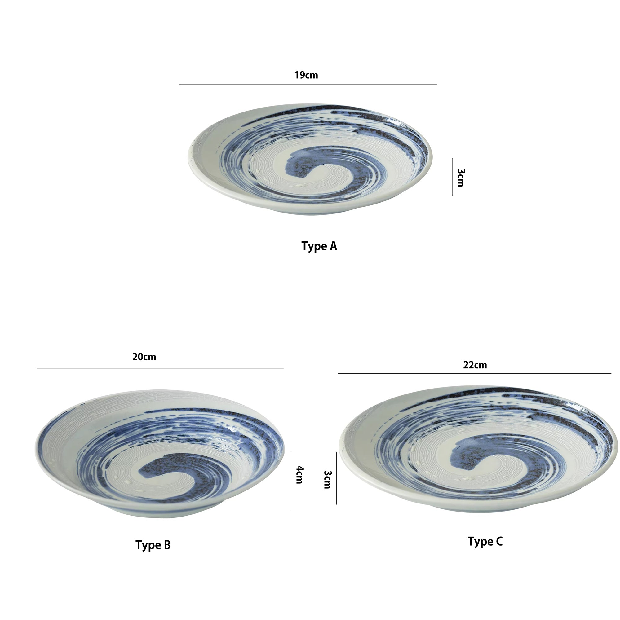 Vaisselle Minoyaki avec motif Seiryu