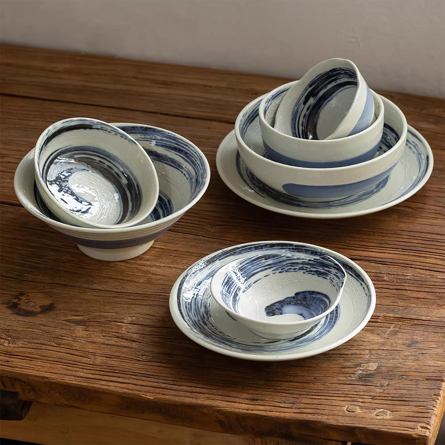 Vaisselle Minoyaki avec motif Seiryu