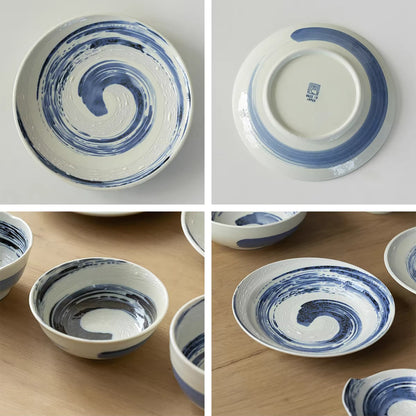 Vaisselle Minoyaki avec motif Seiryu