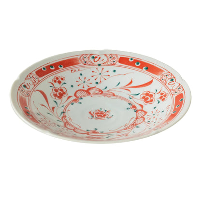 Vaisselle Minoyaki Aka-e motif prunier