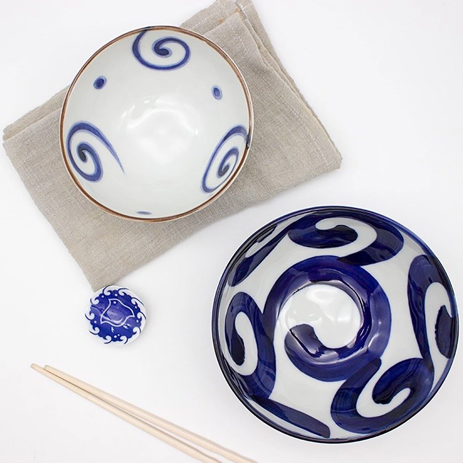 Bol en céramique Minoyaki Hidatakayama forme ovale