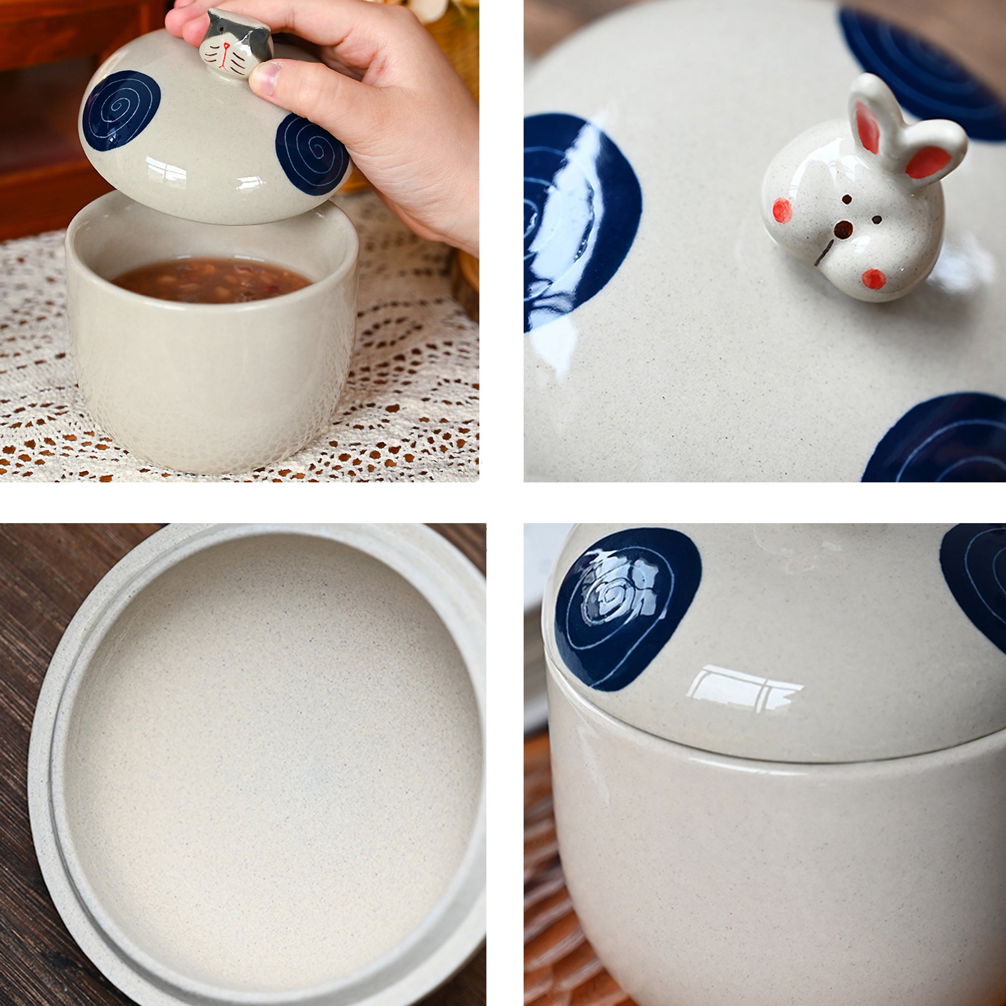 Small handmade ceramic pot