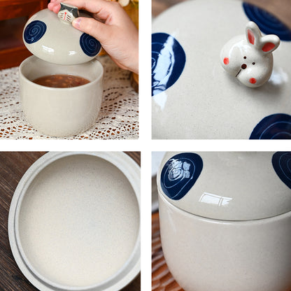 Small handmade ceramic pot