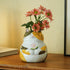 Vase en céramique avec forme chat mignon