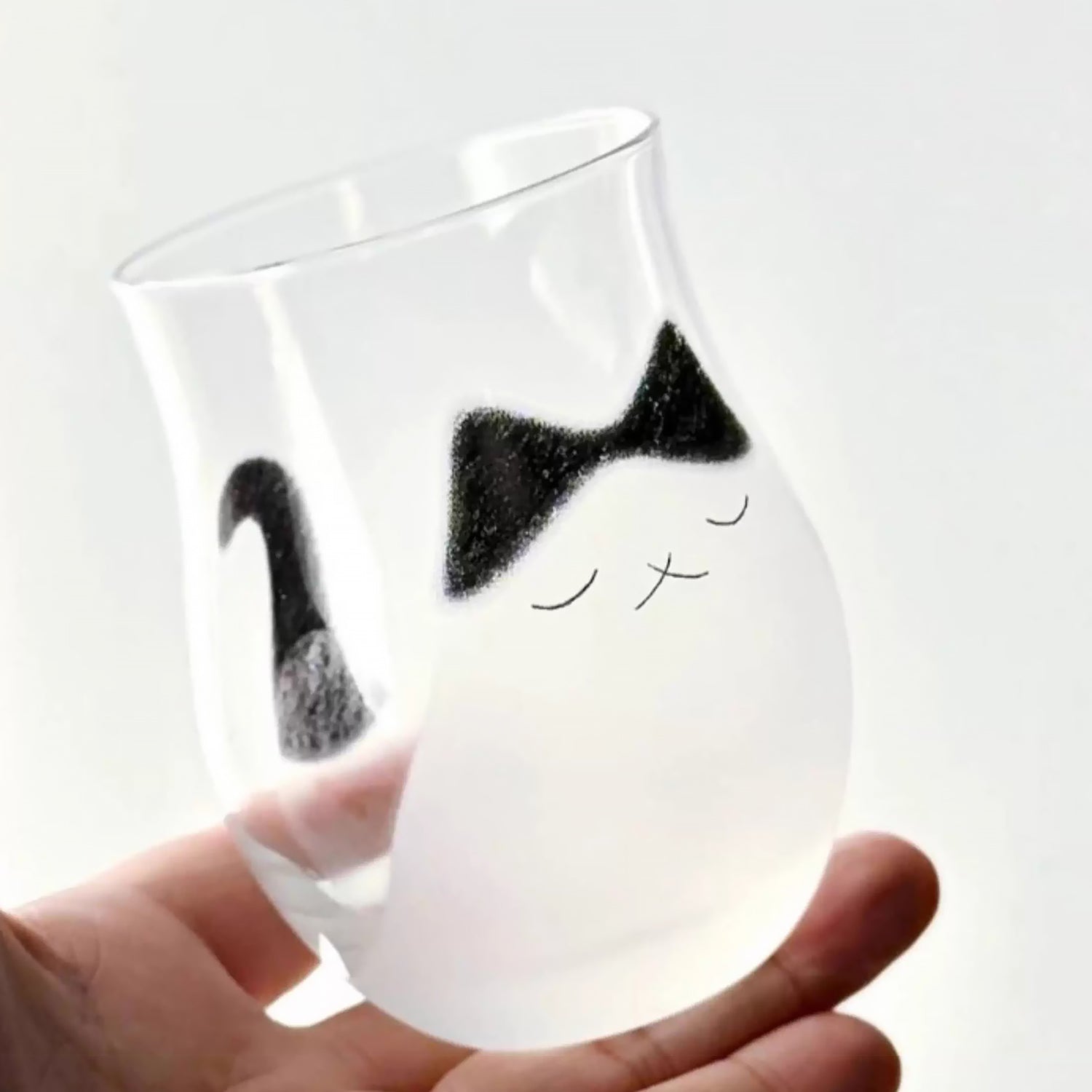Verre Aderia avec motif chat